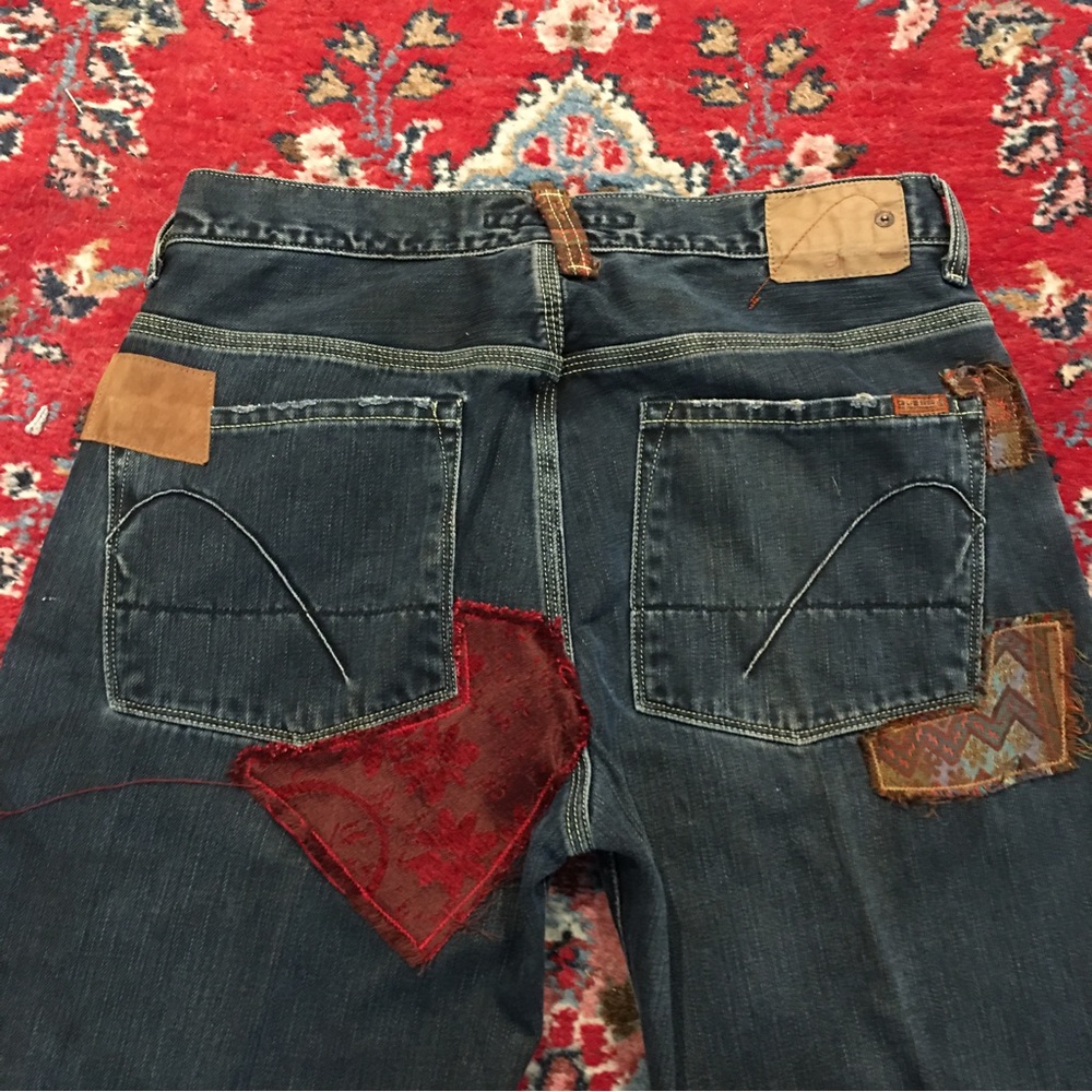 Guess Premium Patchwork Jeans Destroyed Denim Jea… - image 2